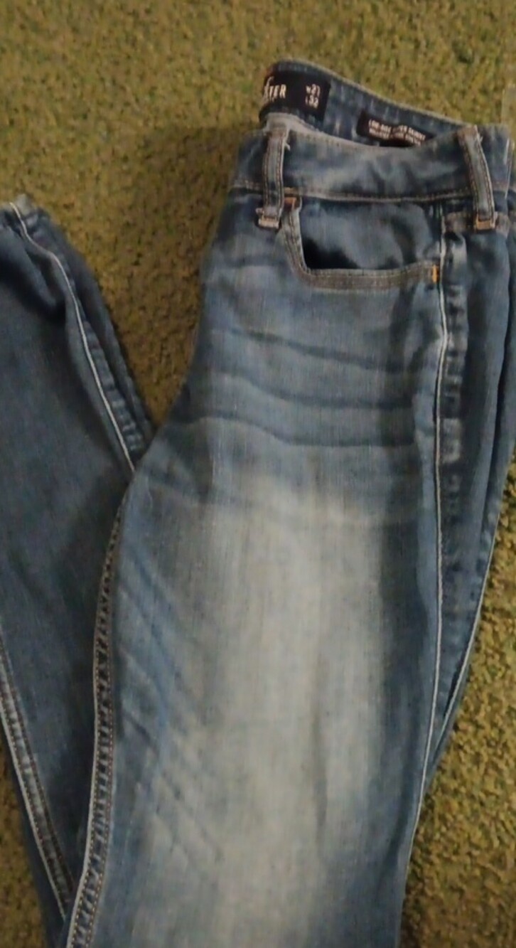 Hollister Faded Blue Skinny Jeans
